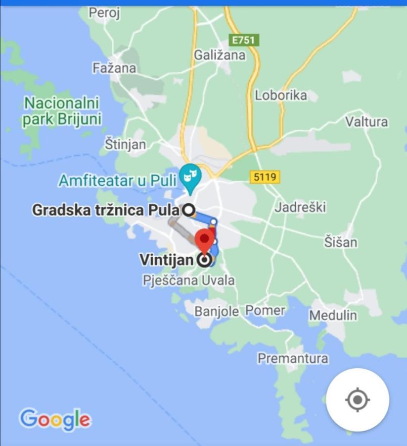 Appartamento Cave With Free Parking Pola Esterno foto